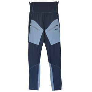 Kari Traa Ane Hiking Tights Womens Size XS Blue EUC